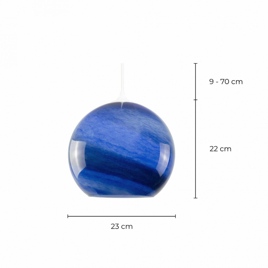 Suspension en verre soufflé, ASTROLIS