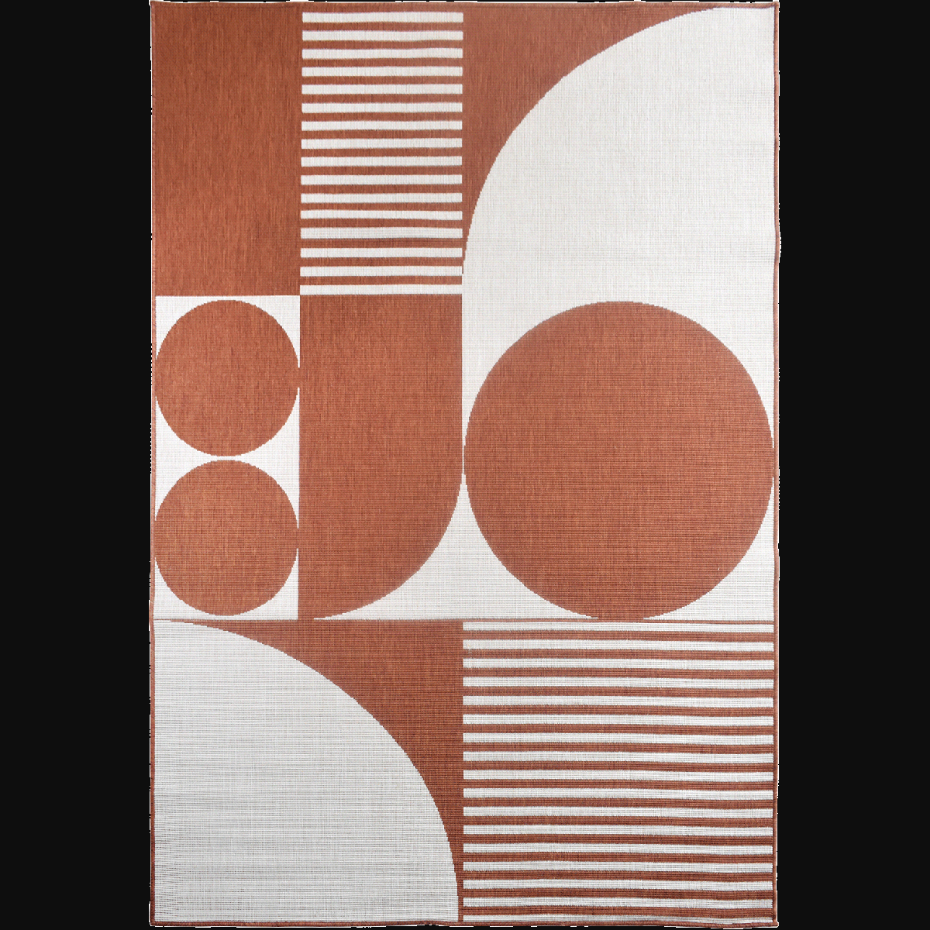 Tapis extérieur, kilim reversible LYN2 BF REVERSIBLE