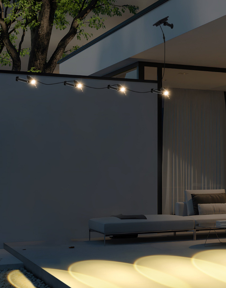 4 Spot solaire connecté MINI ROUNDY 100LM