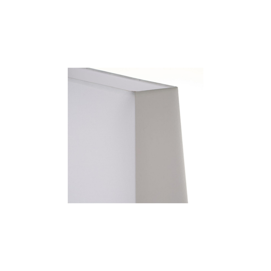 Lampe à Poser Triangle Bois et Abat-jour Blanc - Hauteur 60cm