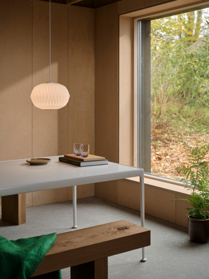 Suspension Aviana  Verrerie Opale ,  H. 21 - IP20 - E27 /  Nordlux Intérieur
