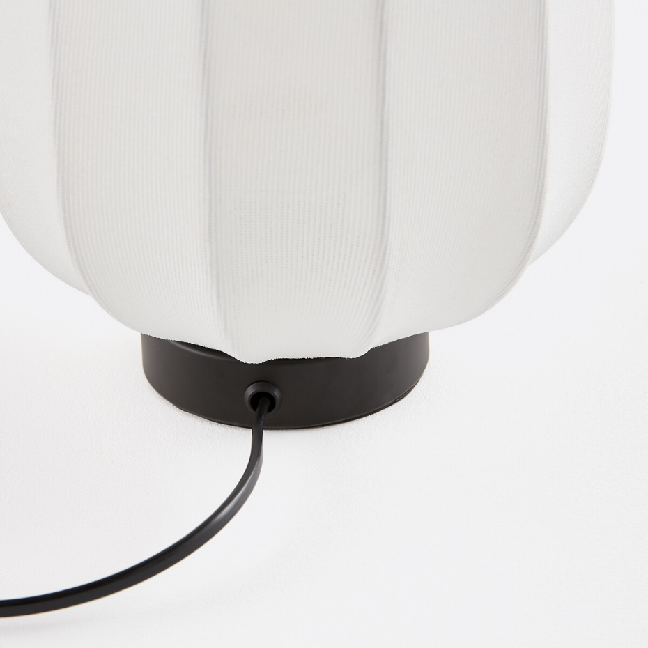 Lampe à poser métal fer et maille, Aldo