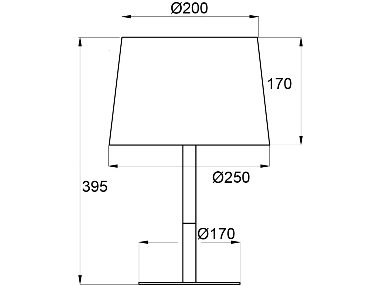 Lampe à poser en hêtre verni MIKADO