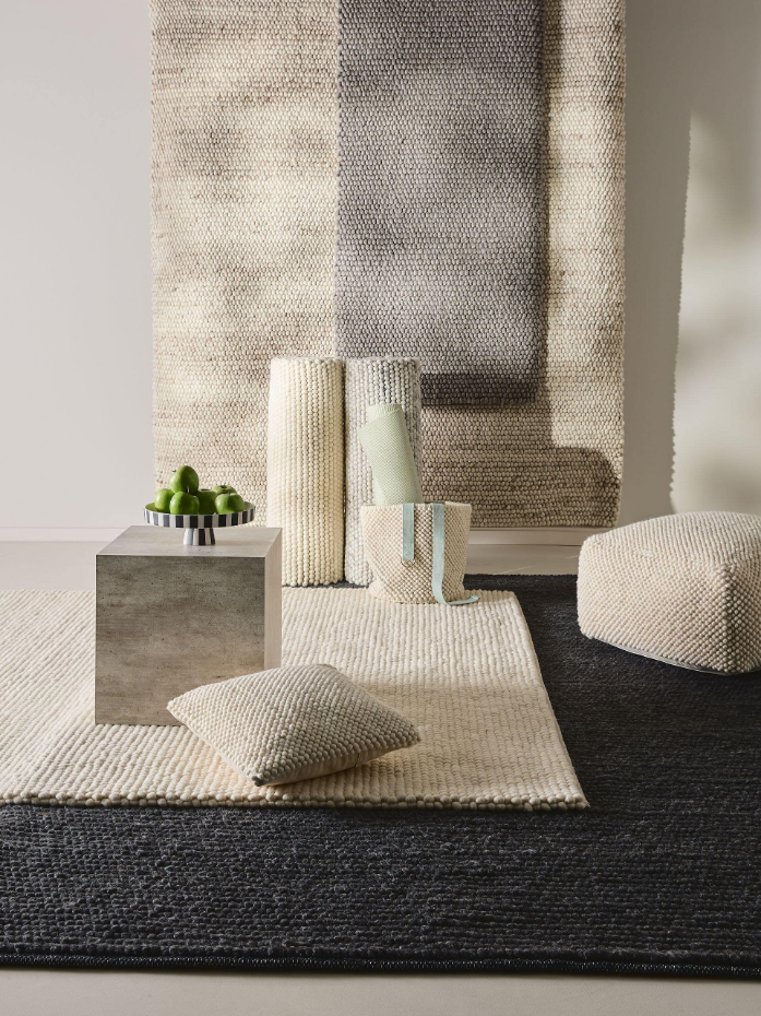Tapis de laine tissé main BEADS