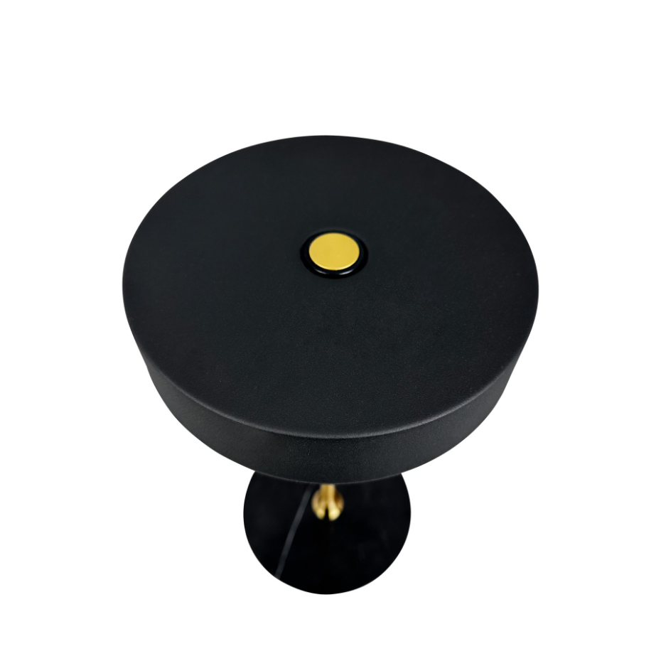 Lampe à poser LED MOONLIGHT noir, marbre