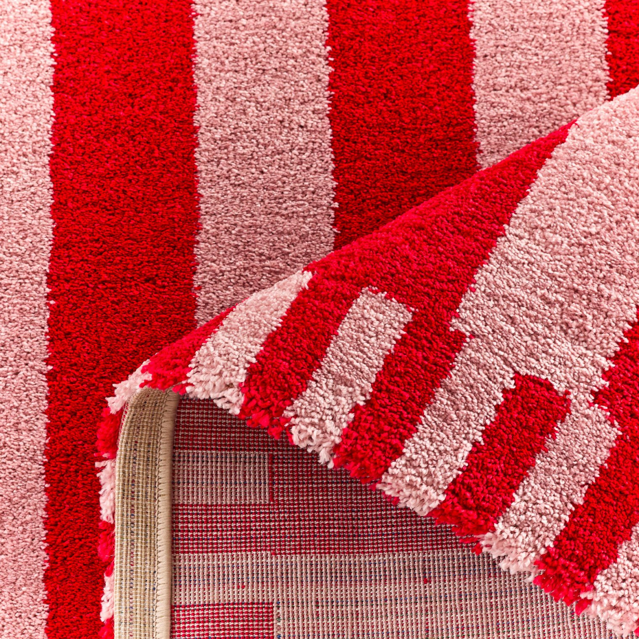 Tapis de salon vintage à rayures GROOVY