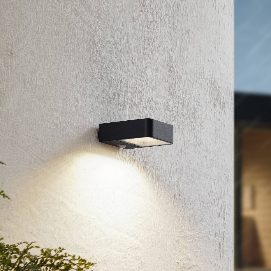 Lampe solaire extérieure en aluminiumLED