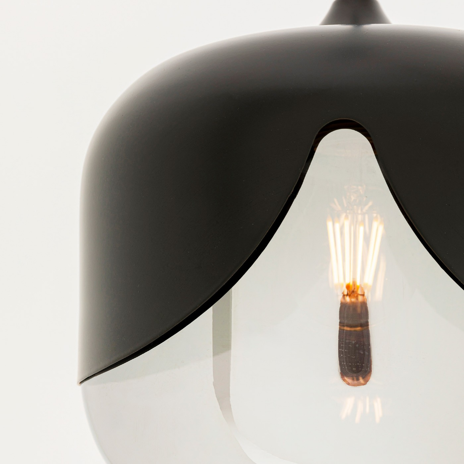 Suspension en verre et acier, GOBLET BALL