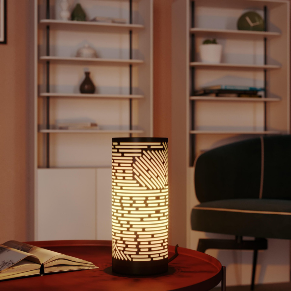 Lampe de table en métal, SLOTS