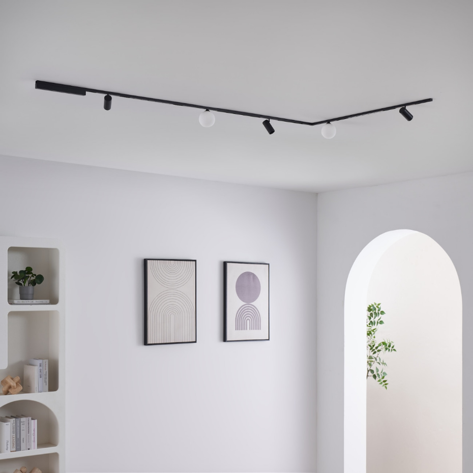 Kit rail magnétique 39W en L - LYNE