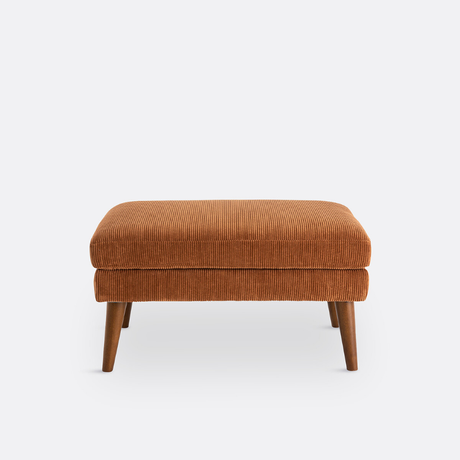 Pouf velours côtelé, Séméon