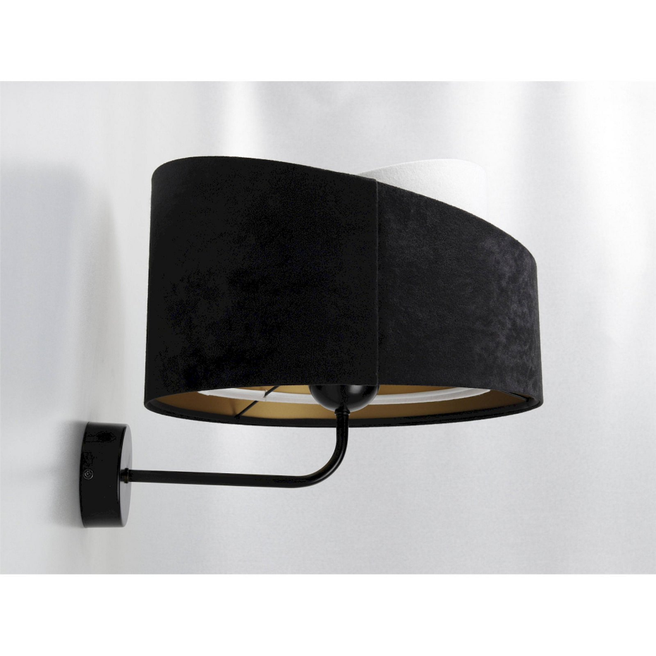 Applique murale rond en velours Galaxy