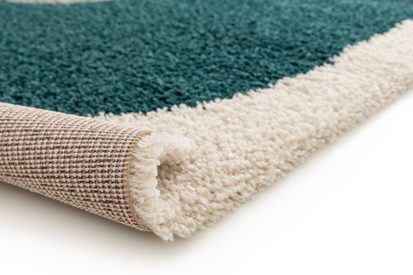Tapis à poils longs design tons chauds GATSBY
