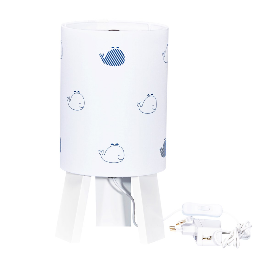 Lampe de chevet en coton