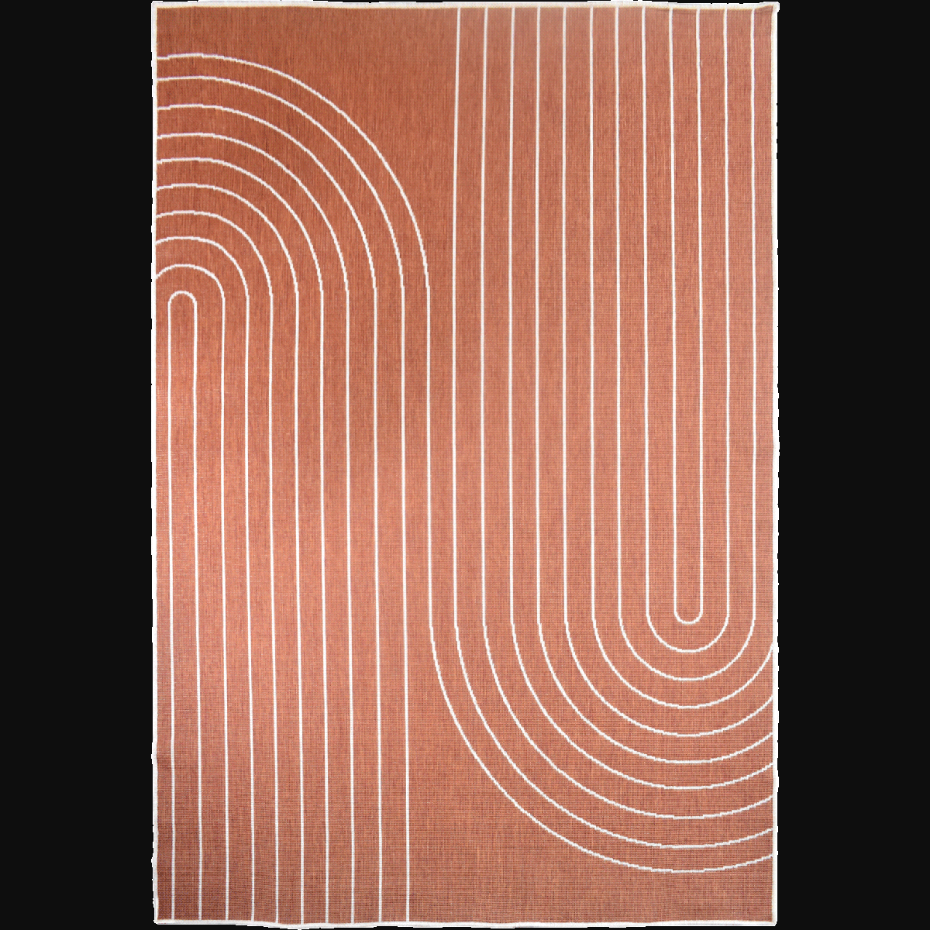 Tapis extérieur, kilim reversible LYN2 V REVERSIBLE
