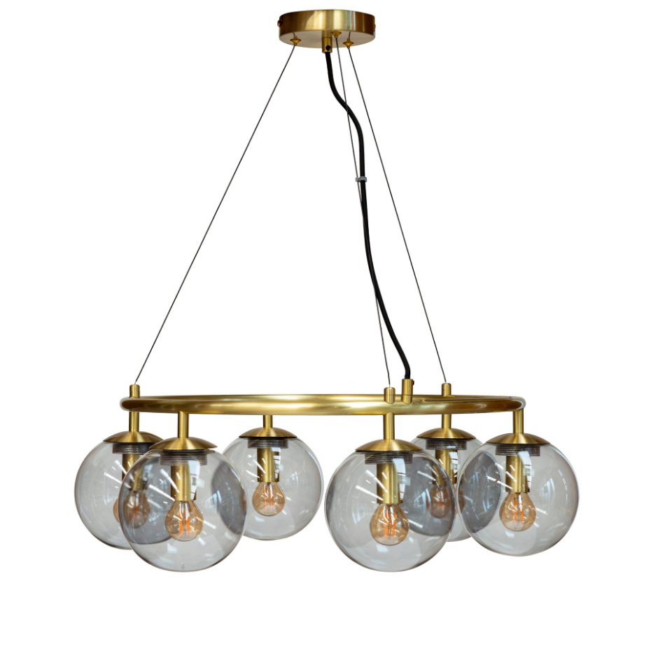 Lustre en Verre et Métal COMO