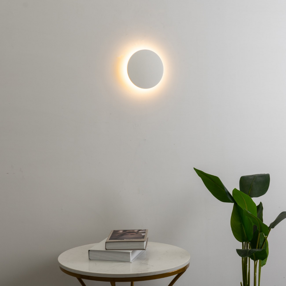 Applique murale ronde et épurée - LUNAR