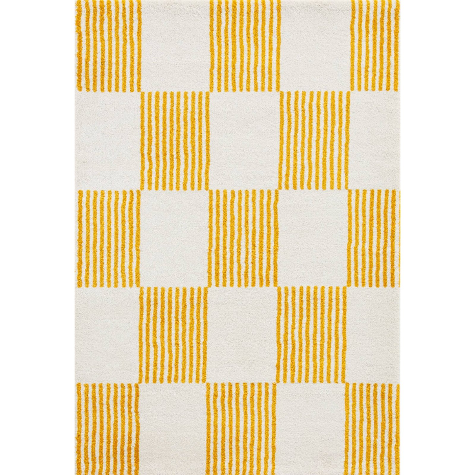 Tapis rectangulaire en polypropylène Groovy