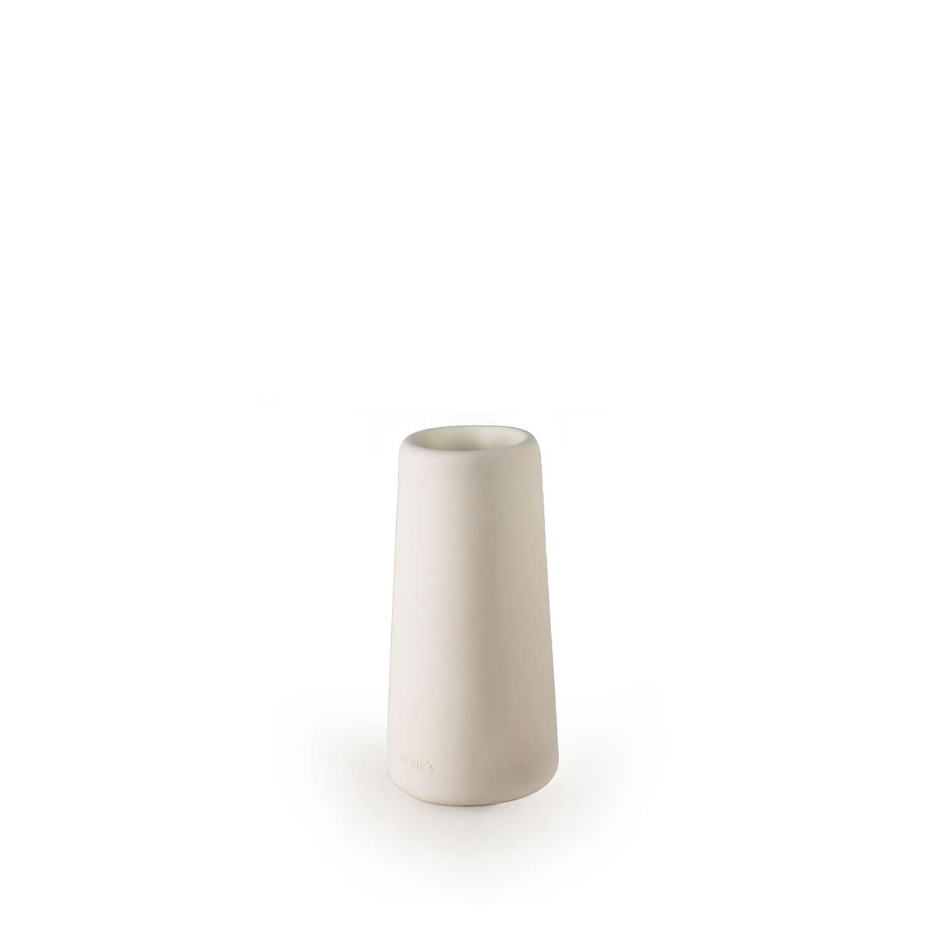 Lampe à poser béton ampoule effet procelaine - PHARE