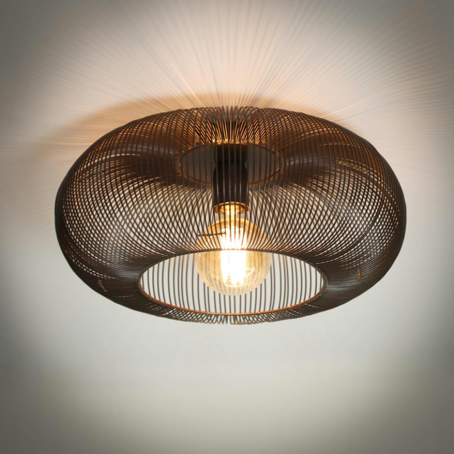 Plafonnier filaire forme disque RALF