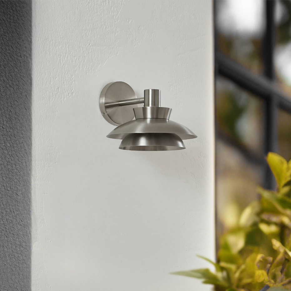 Applique extérieure en inox moderne, Thais