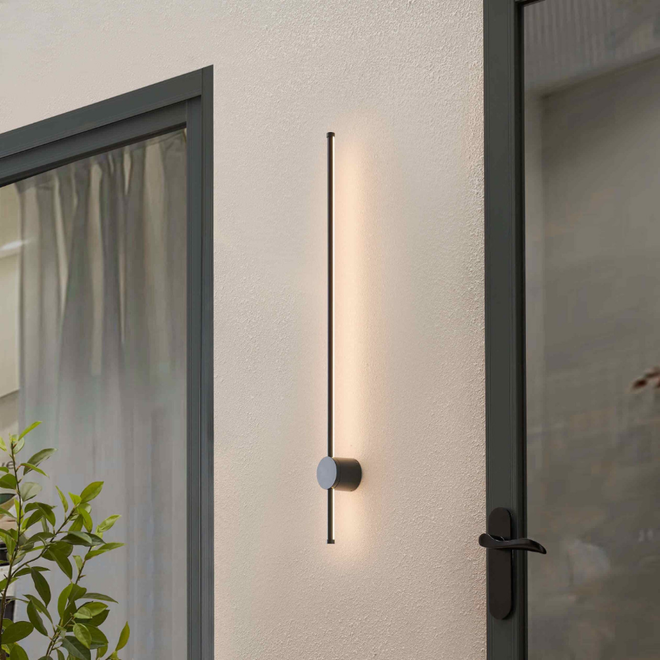 Applique LED longue IP54 stable - NIKOLAI