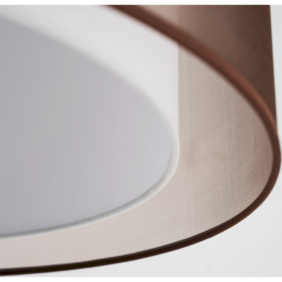 Lampadaire art déco en acier et polyester