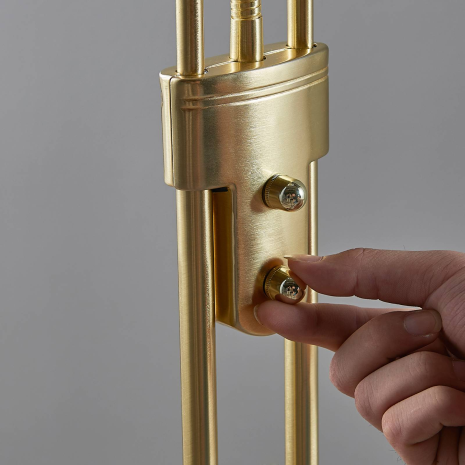 Lampadaire en métal moderneLED, Yveta