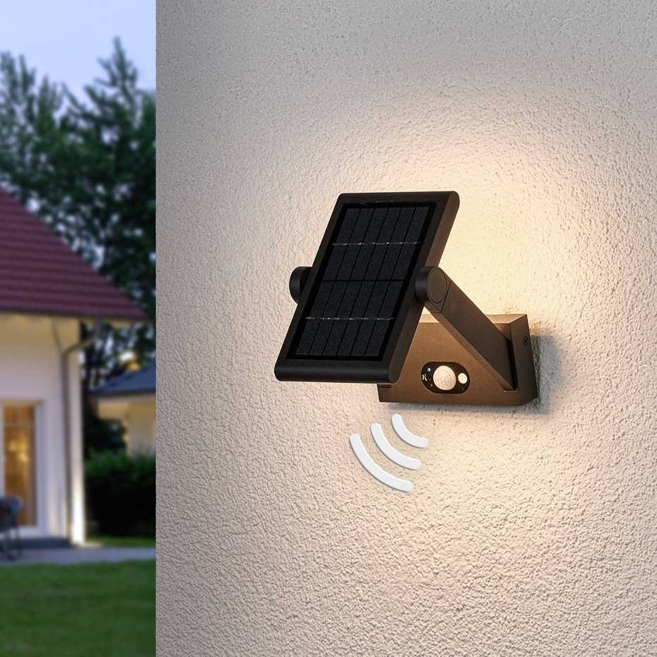 Lampe solaire extérieure en aluminiumLED