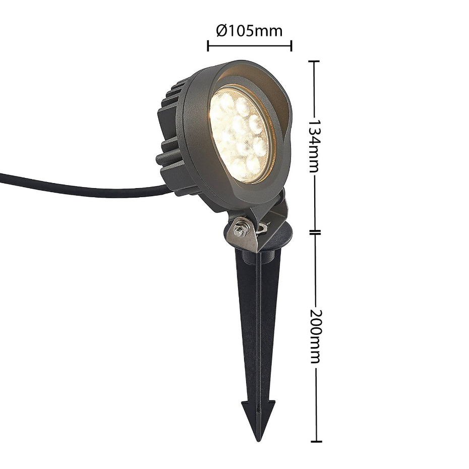 Luminaire extérieur en aluminium moderneLED