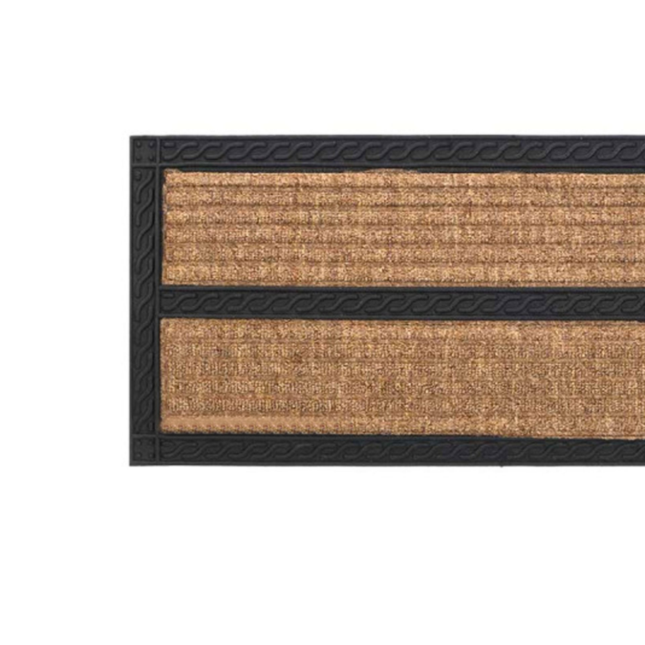 Paillasson coco et caoutchouc 60x25x0.5cm