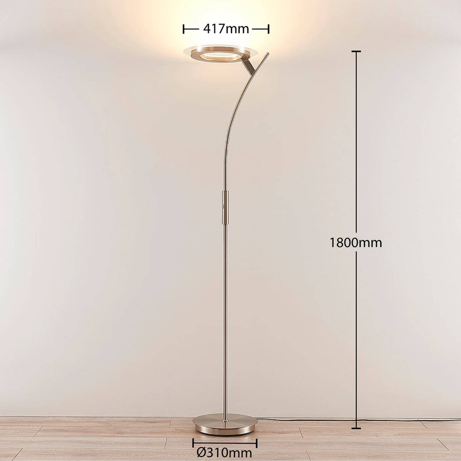 Lampadaire en métal moderneLED, Darion