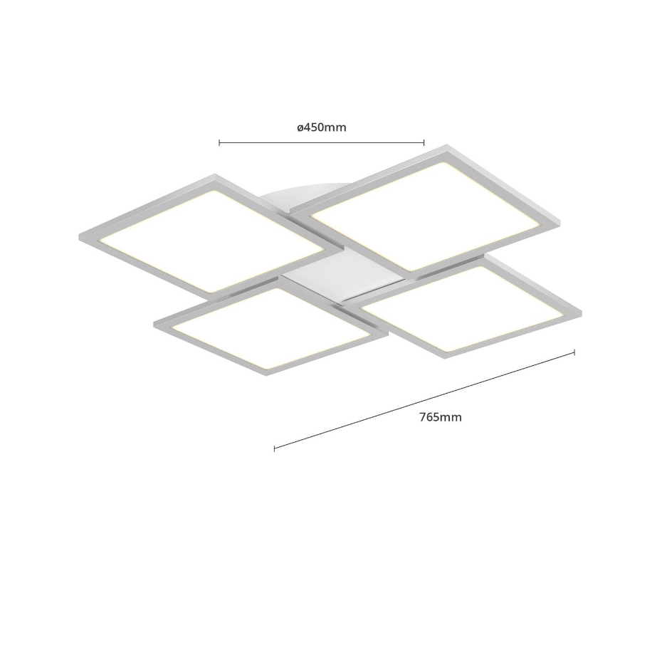 Plafonnier en aluminium moderneLED, Ilira