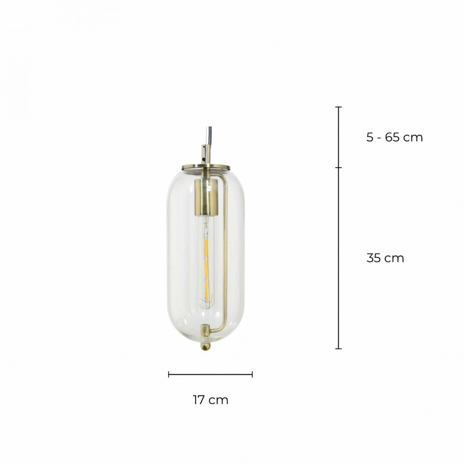 Suspension en verre et métal, SENSIAL PM