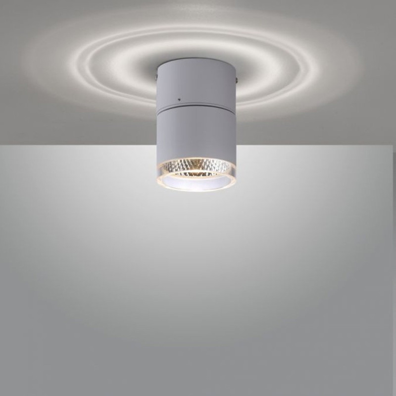 Gros Spot Nola Blanc Led Puissant Et Dimmable