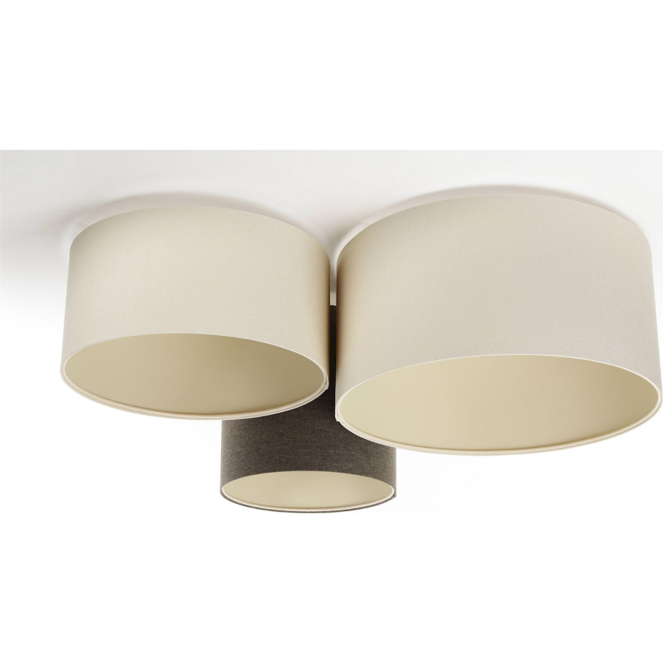 Plafonnier rond en tissu pour salon Boho Elegant