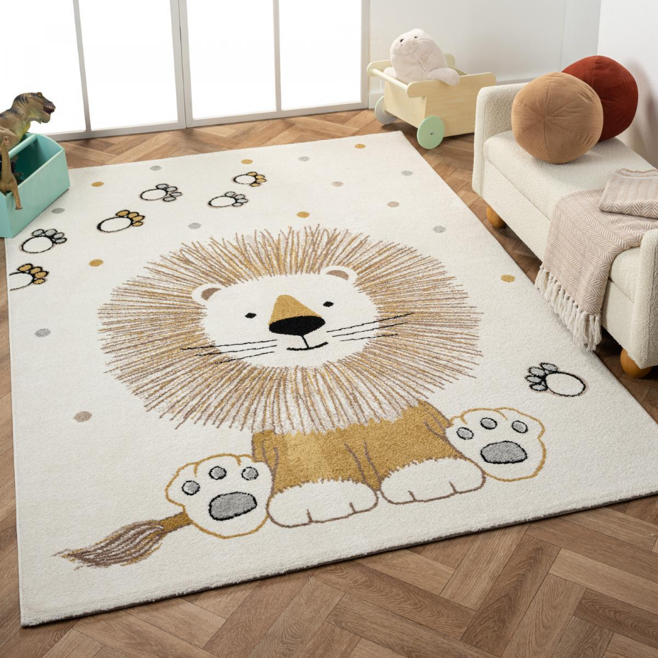 Tapis enfant tissé SWEETLION