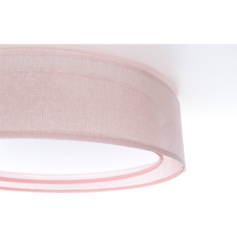 Plafonnier rond en tissu Puro