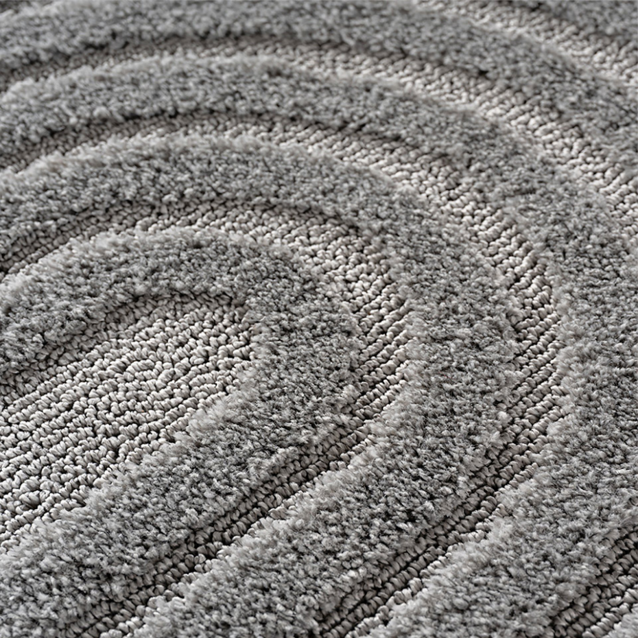 Tapis intérieur à relief motif demi arc TURIN