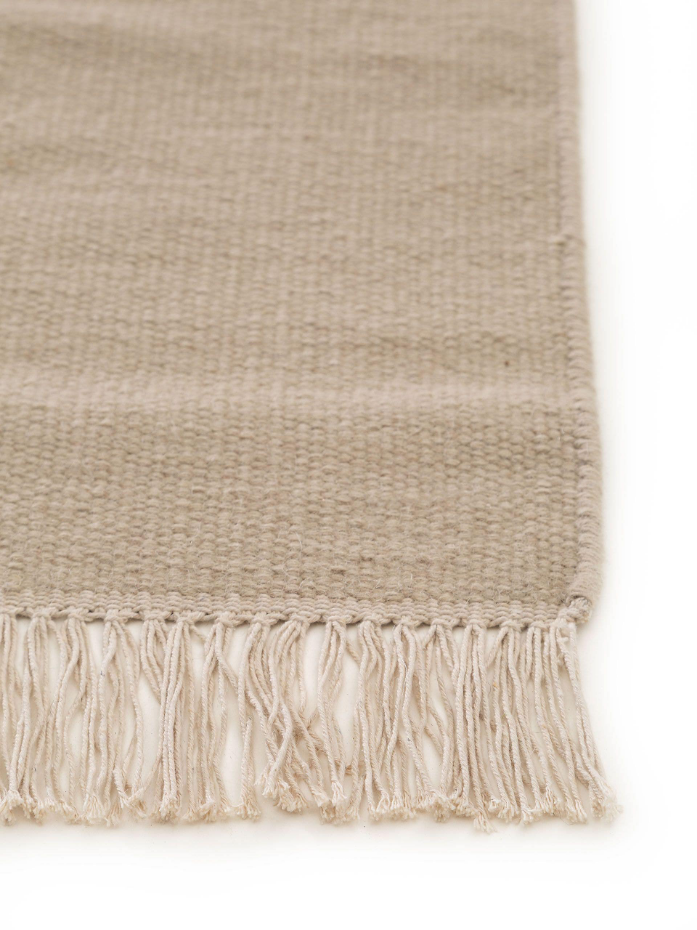 Tapis de couloir en laine tissé main LIV
