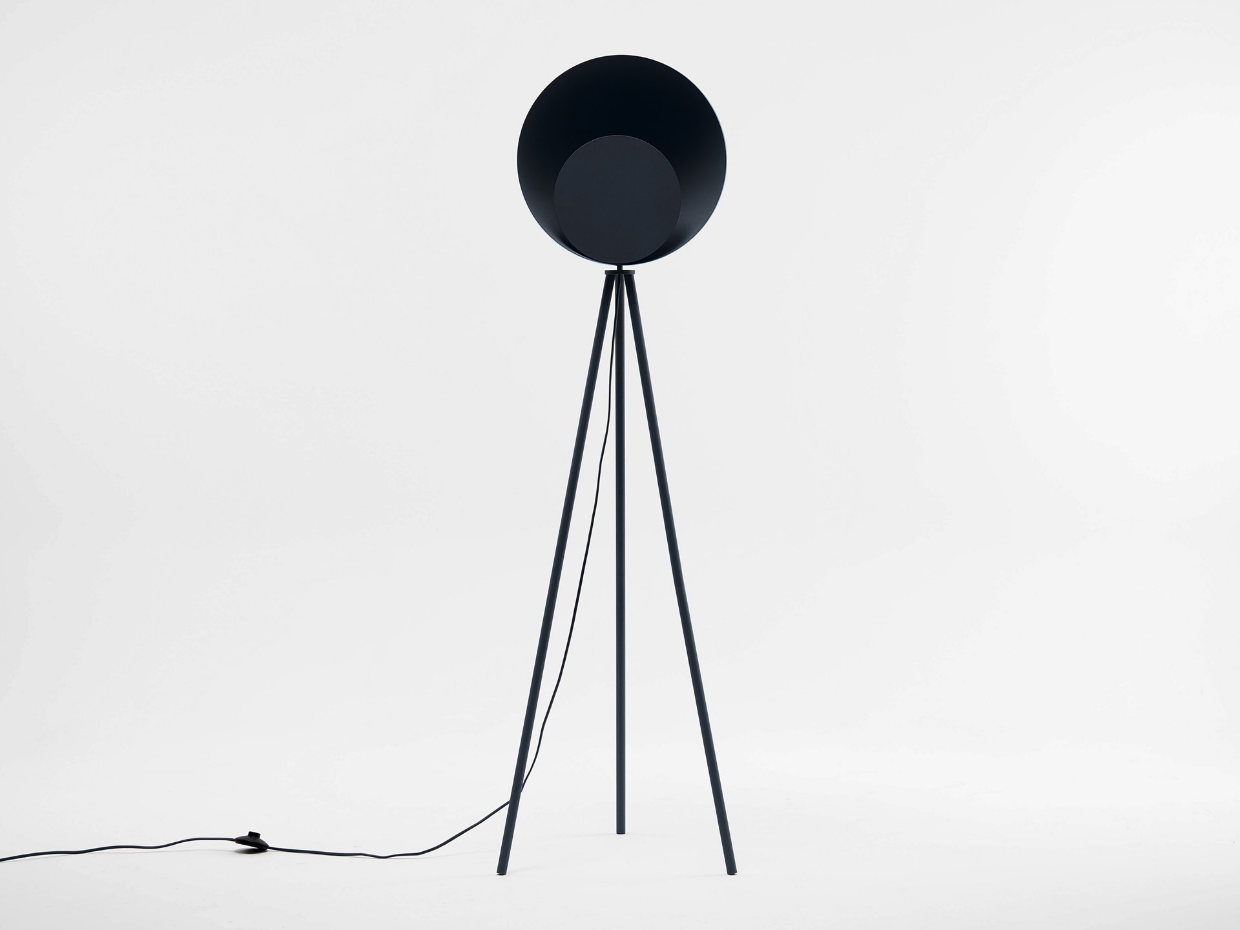 Lampadaire diffuseur métal