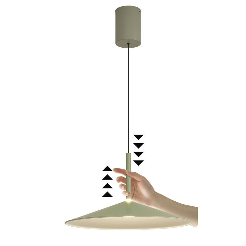 Suspension en métal vintage, D.47.5