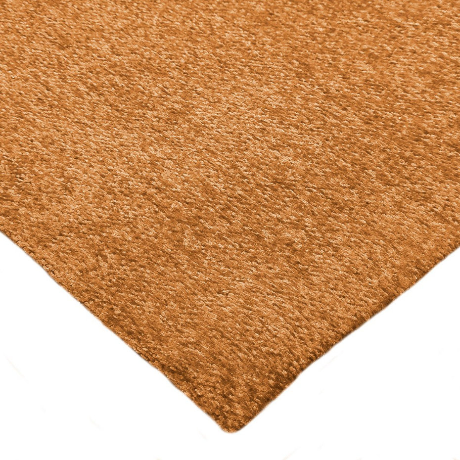Tapis salon lumineux  rouillé SOLANCE