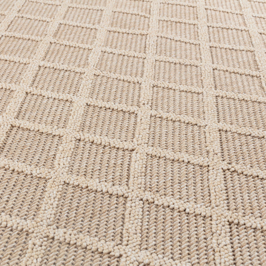 Tapis intérieur extérieur à losange PATARA