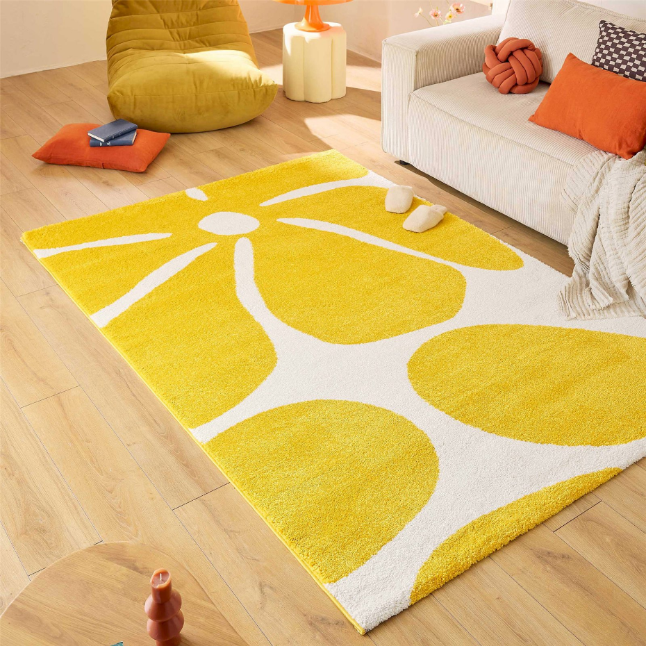 Tapis rectangulaire en polypropylène GROOVY