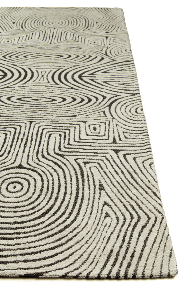 Tapis salon et chambre moderne tissé plat GLOOM