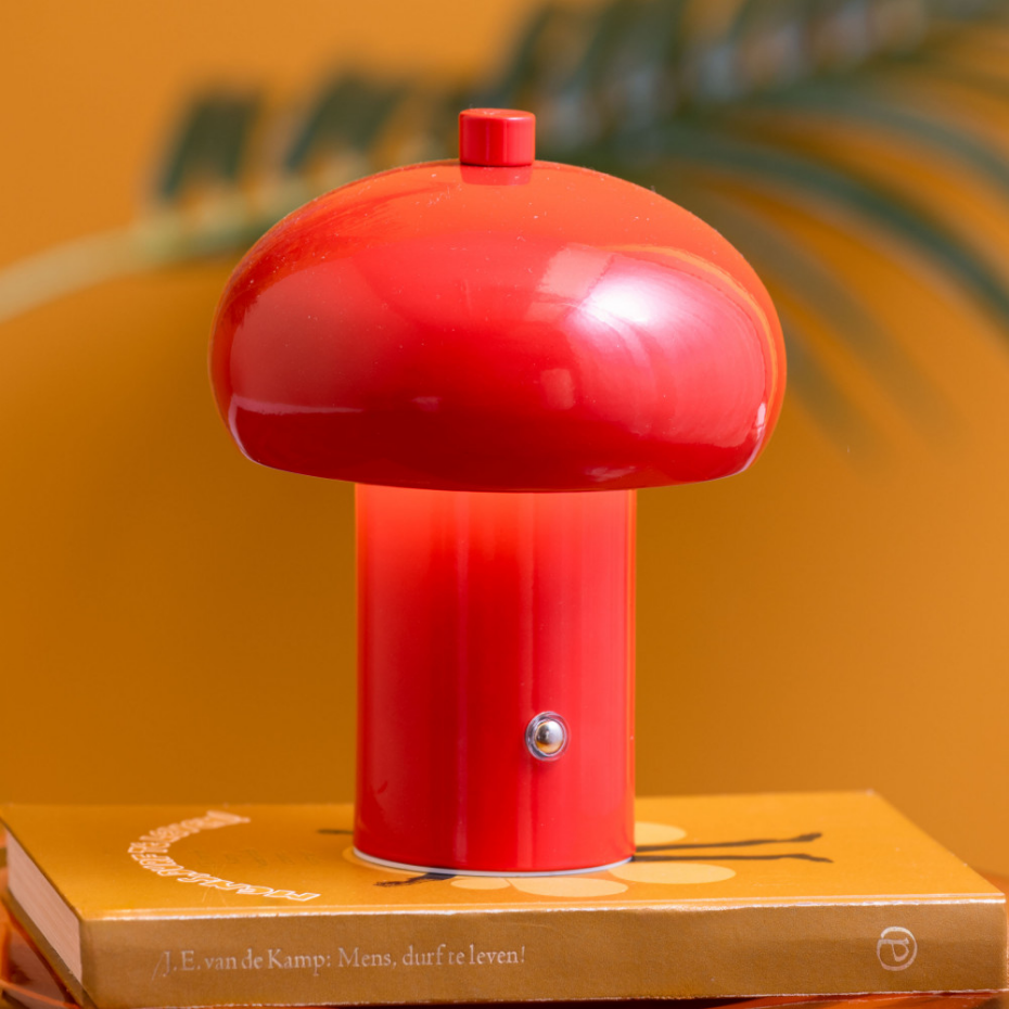 Lampe à poser champignon en métal- RETRO SETA