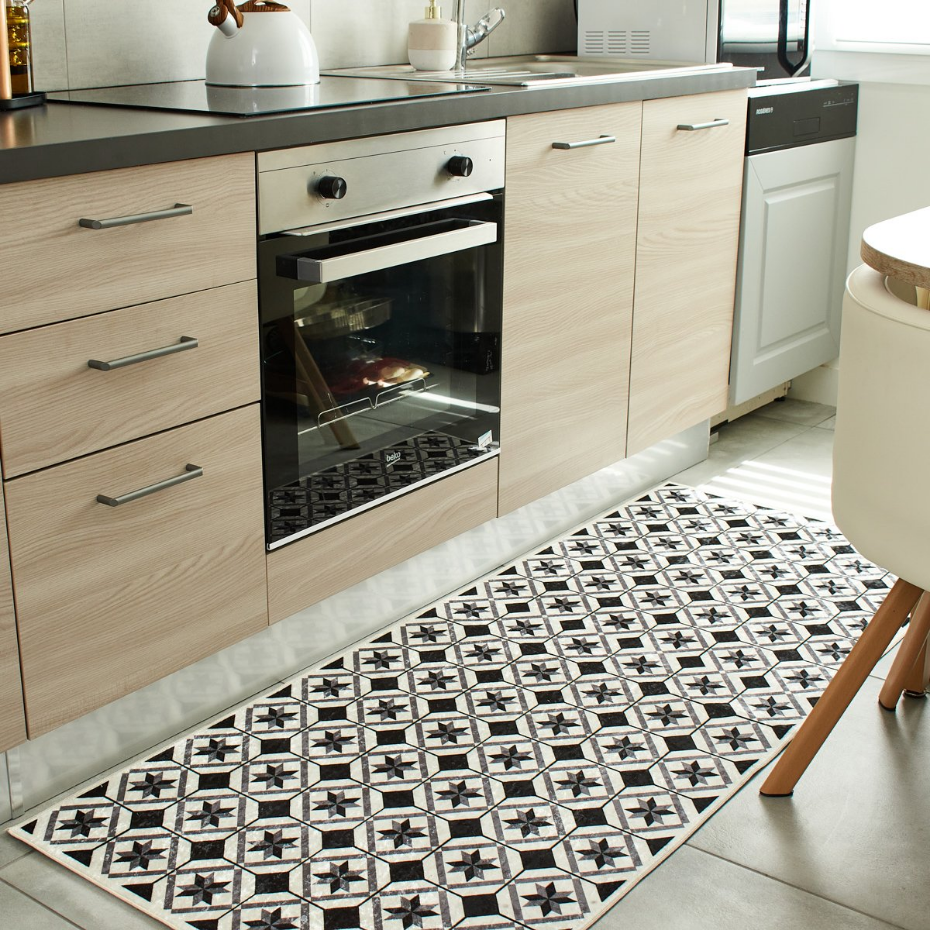 Tapis de cuisine carreaux de ciment AZULEJO