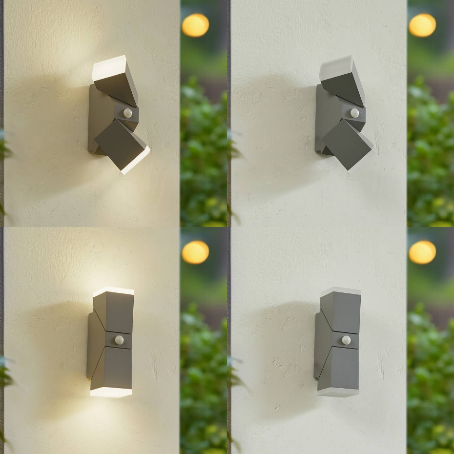 Applique extérieure en aluminium moderneLED