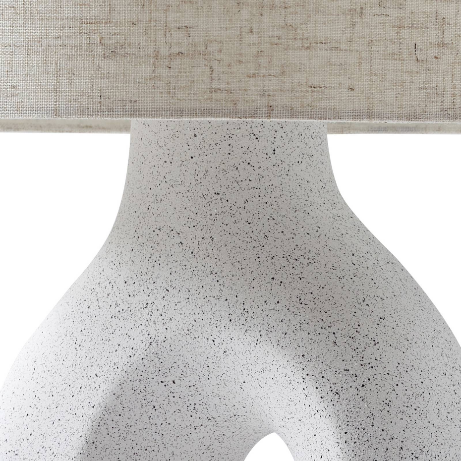 Lampe à poser en textile scandinave
